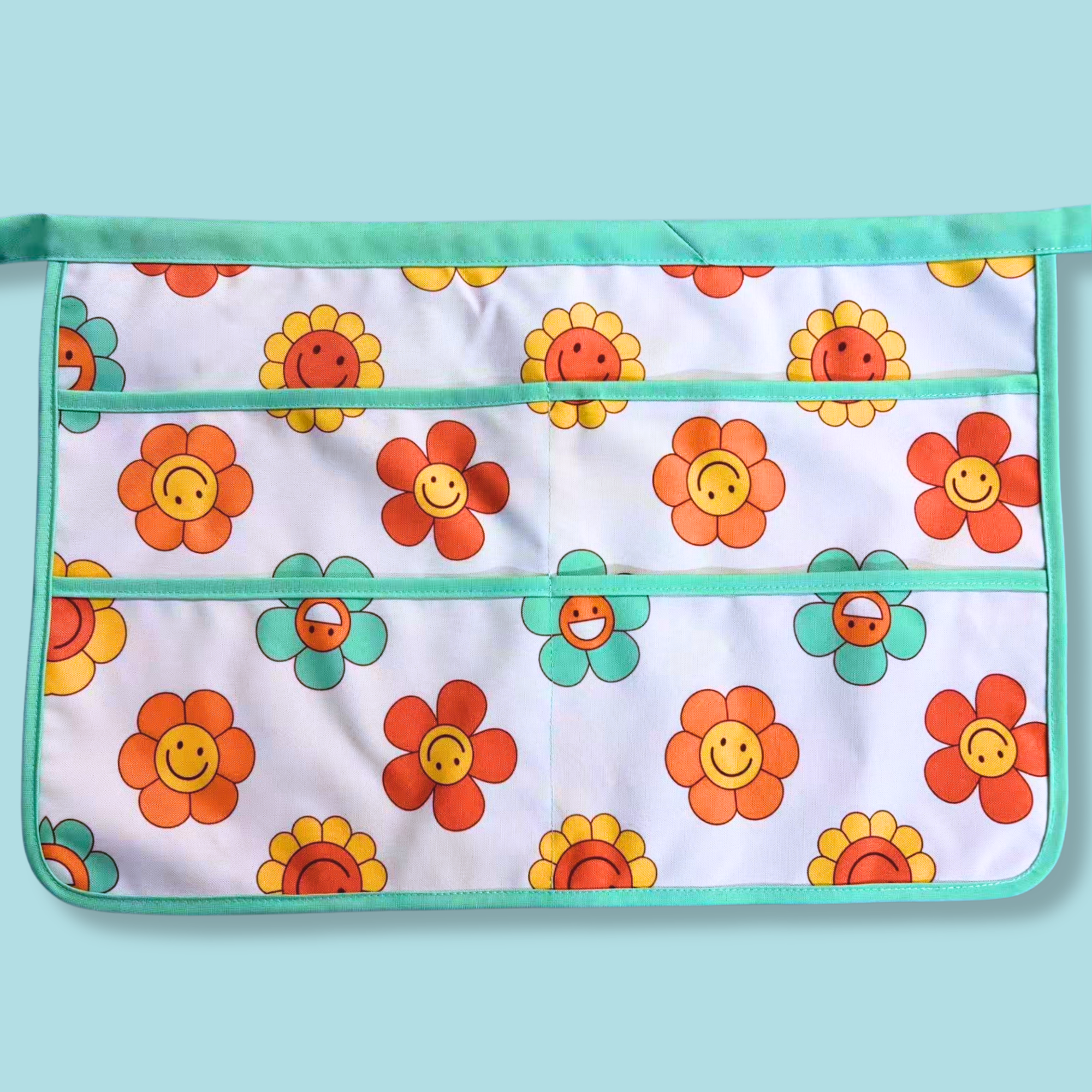 Teacher Apron: Happy Flowers Print
