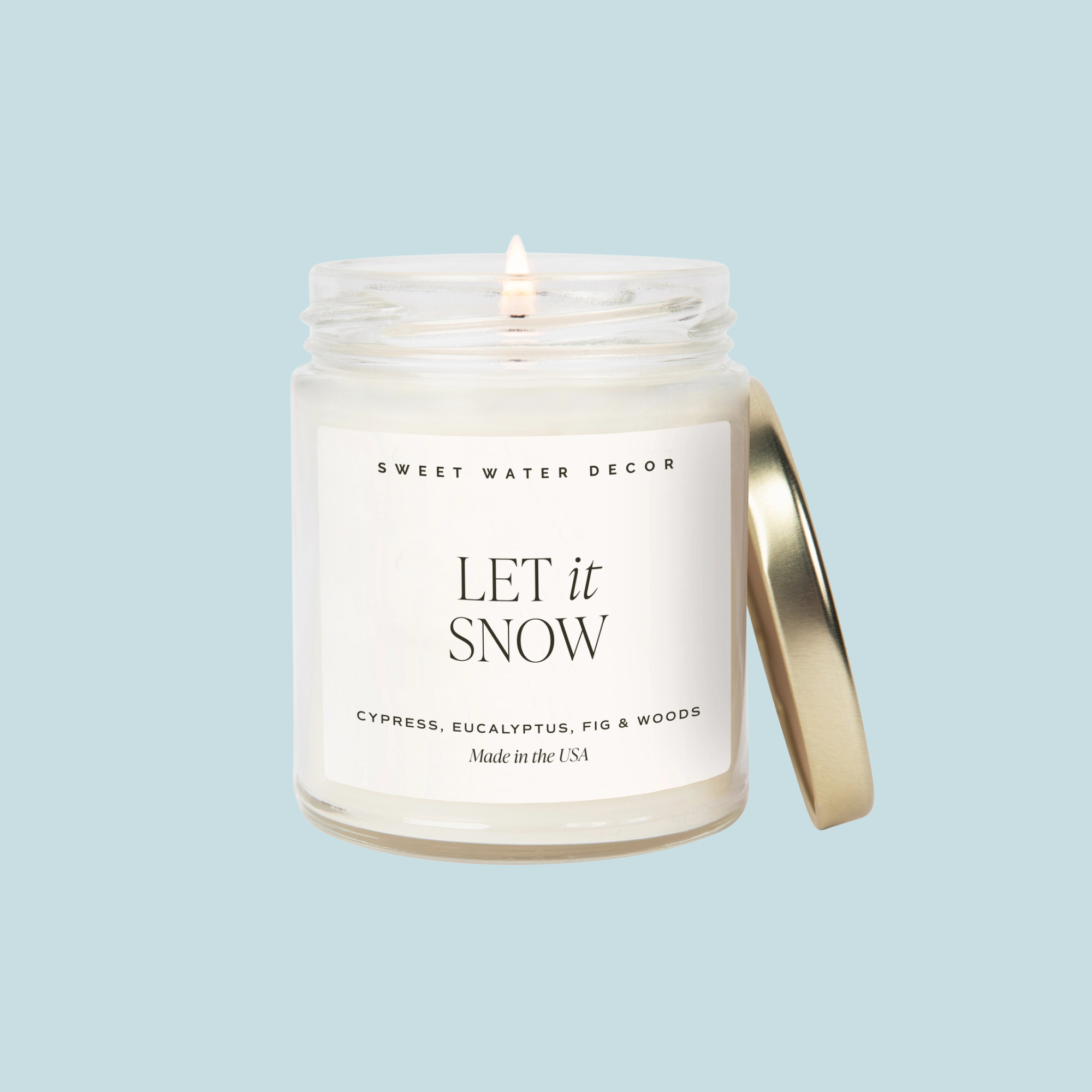 Let it snow Candle