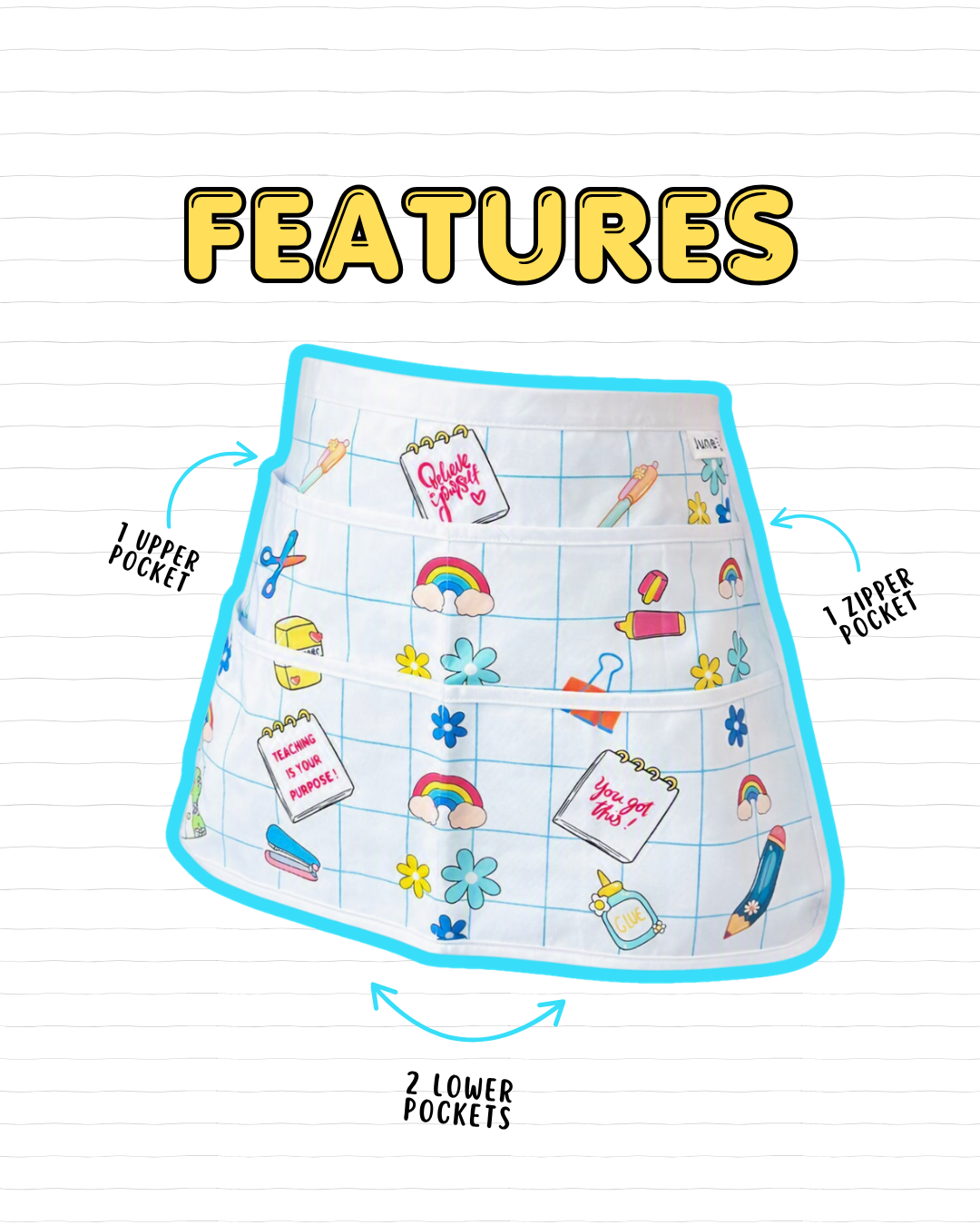 Teacher Essentials Print Apron