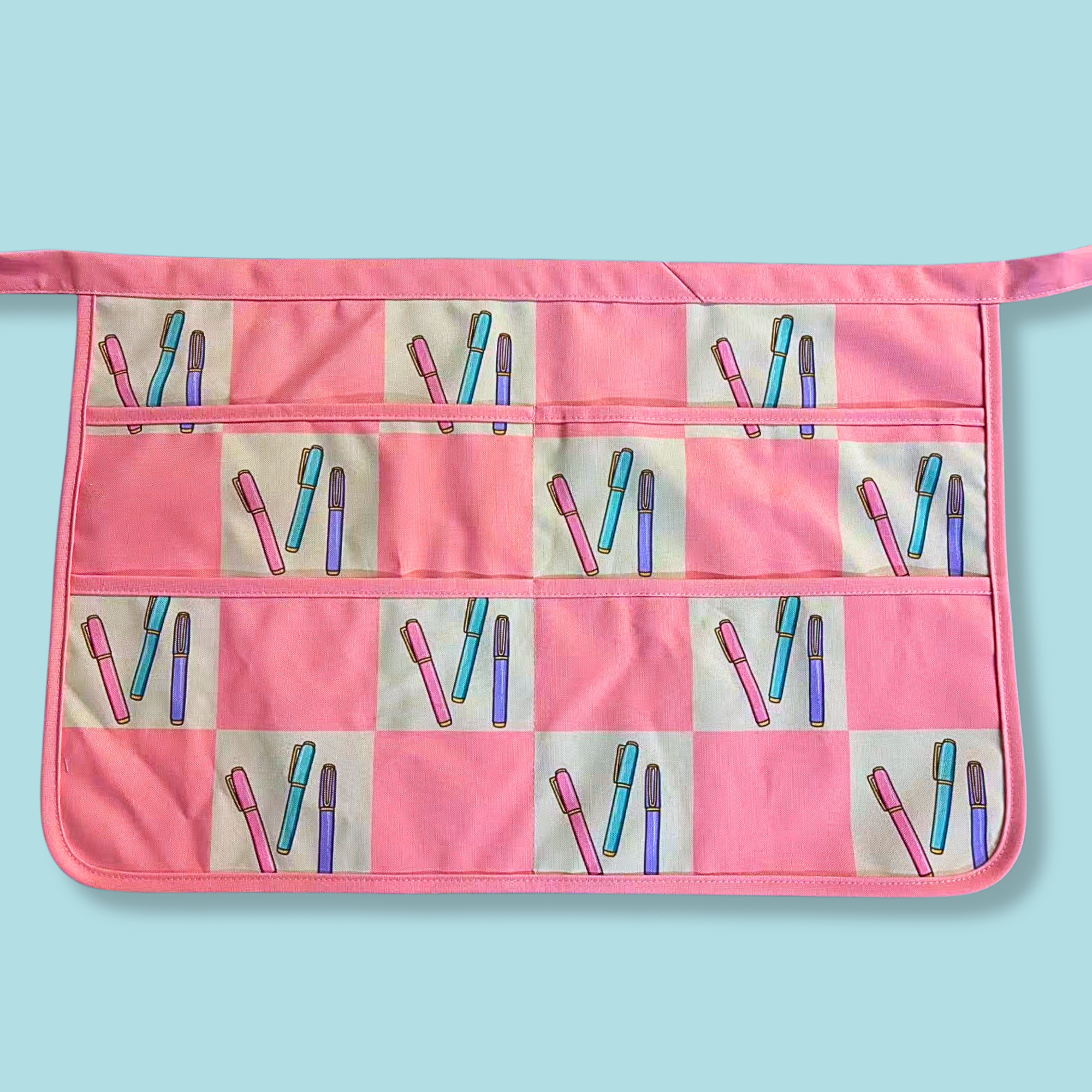 Teacher Apron: Pastel Pen Print
