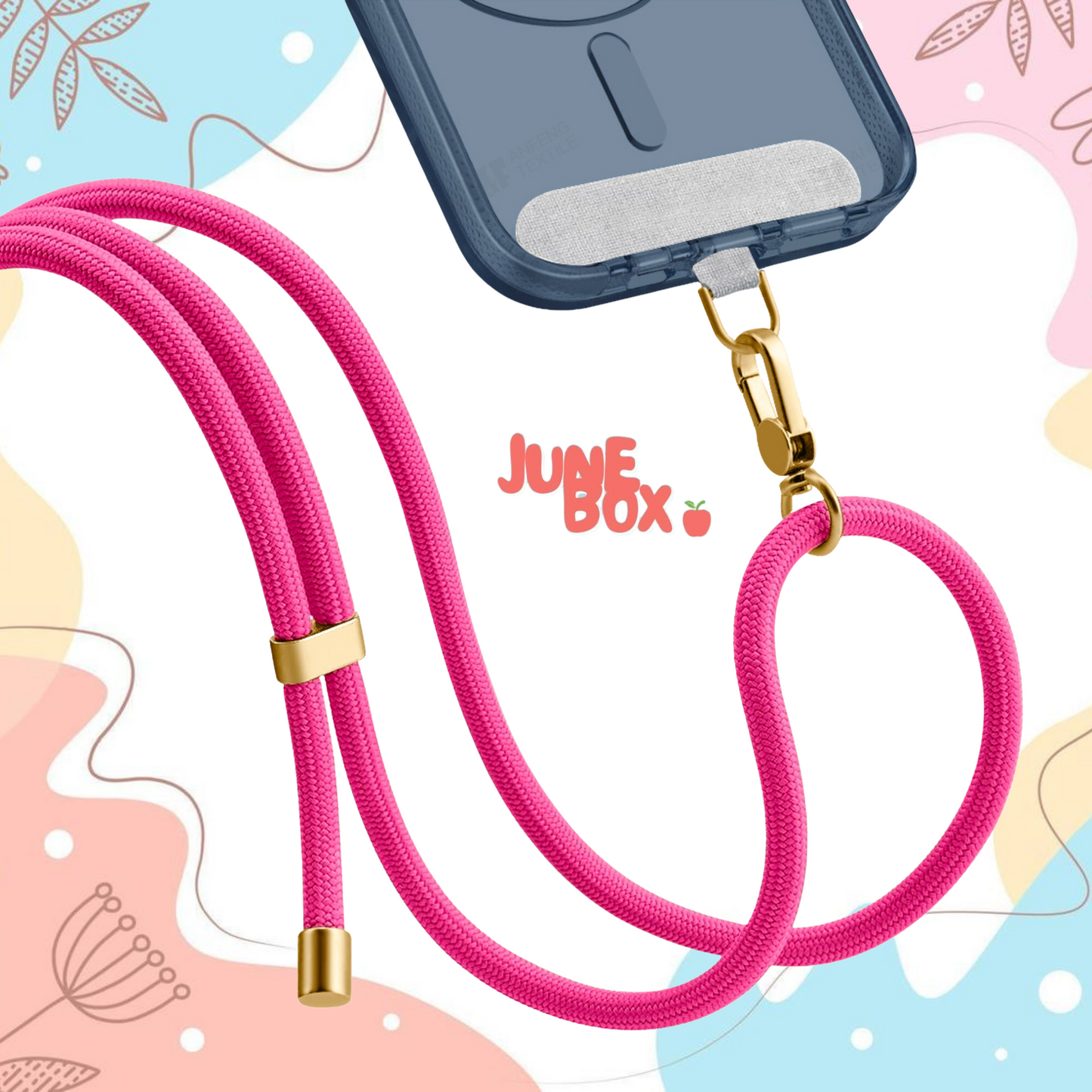 Pink Universal Phone Lanyard