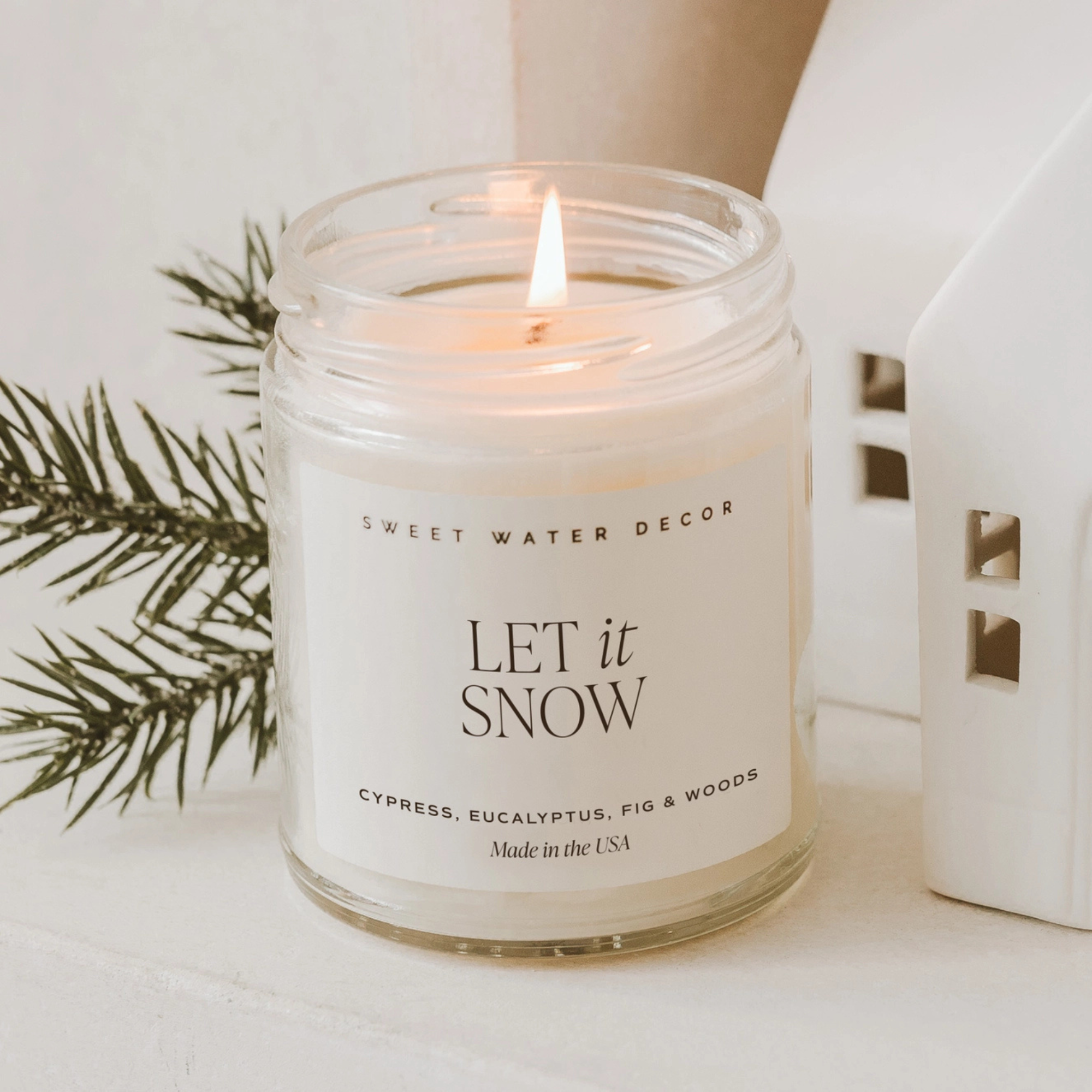 Let it snow Candle