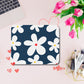 Daisy Delight Navy Pattern Mouse Pad